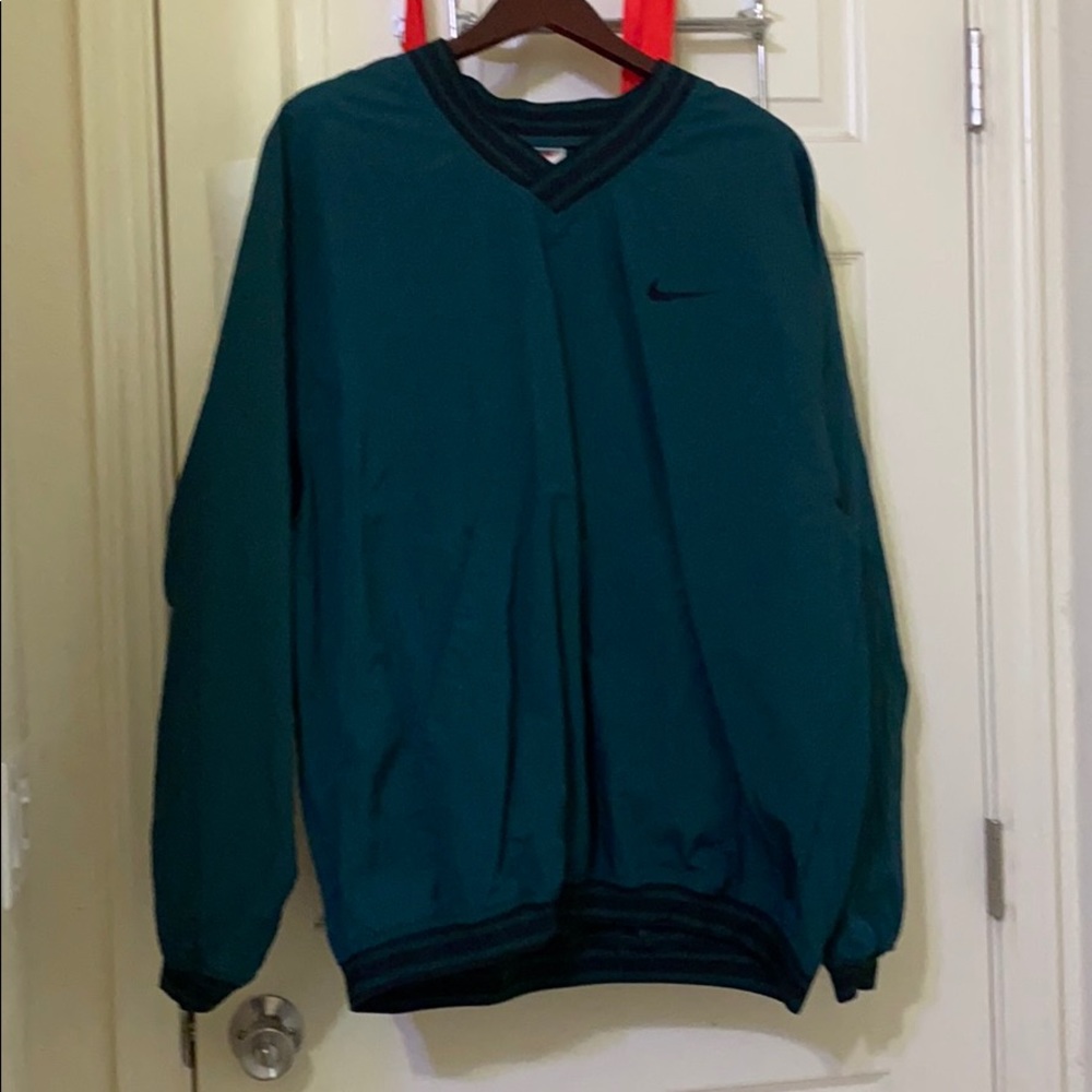 Nike green windbreaker